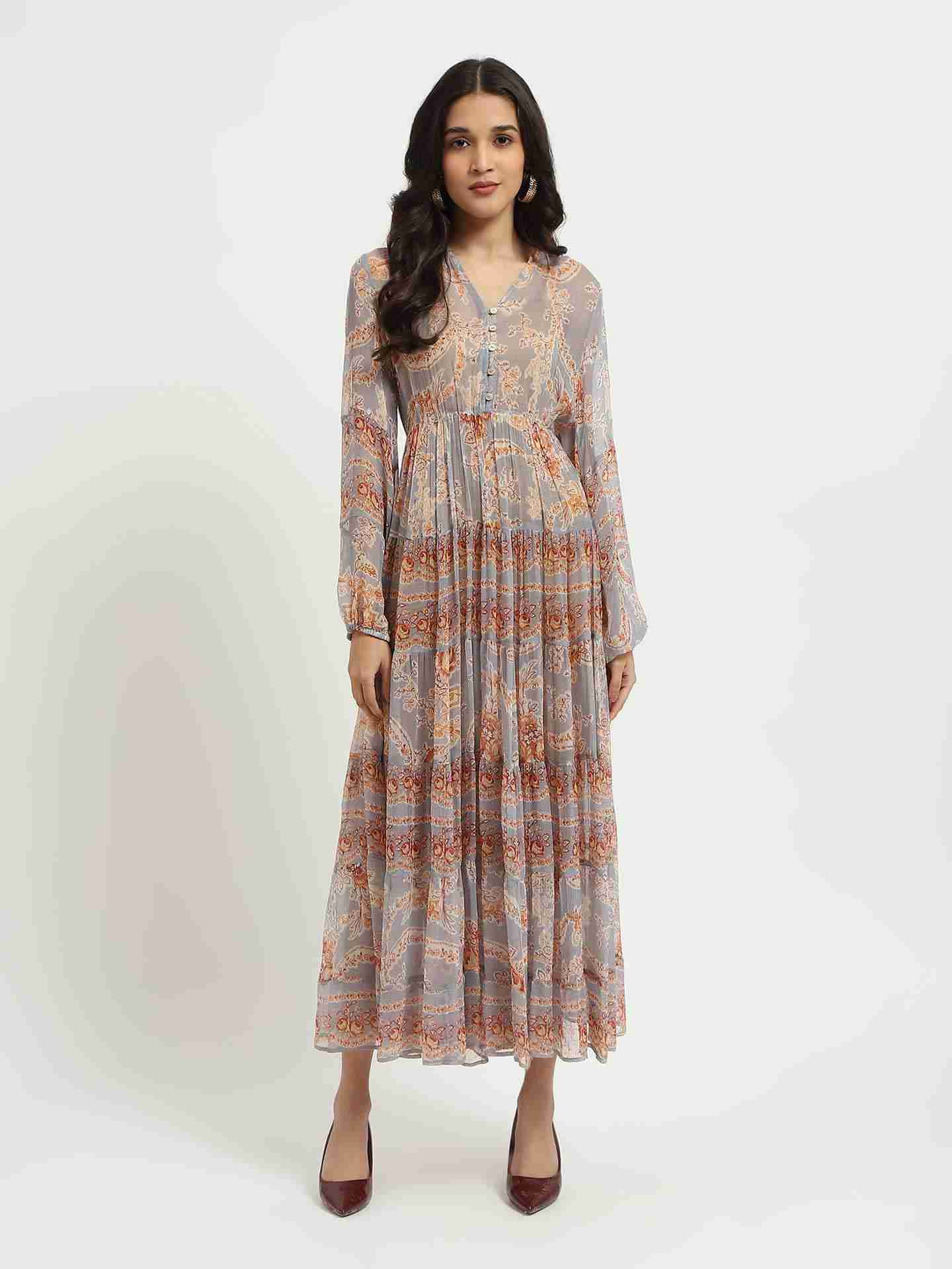 Blue Arden Maxi Dress