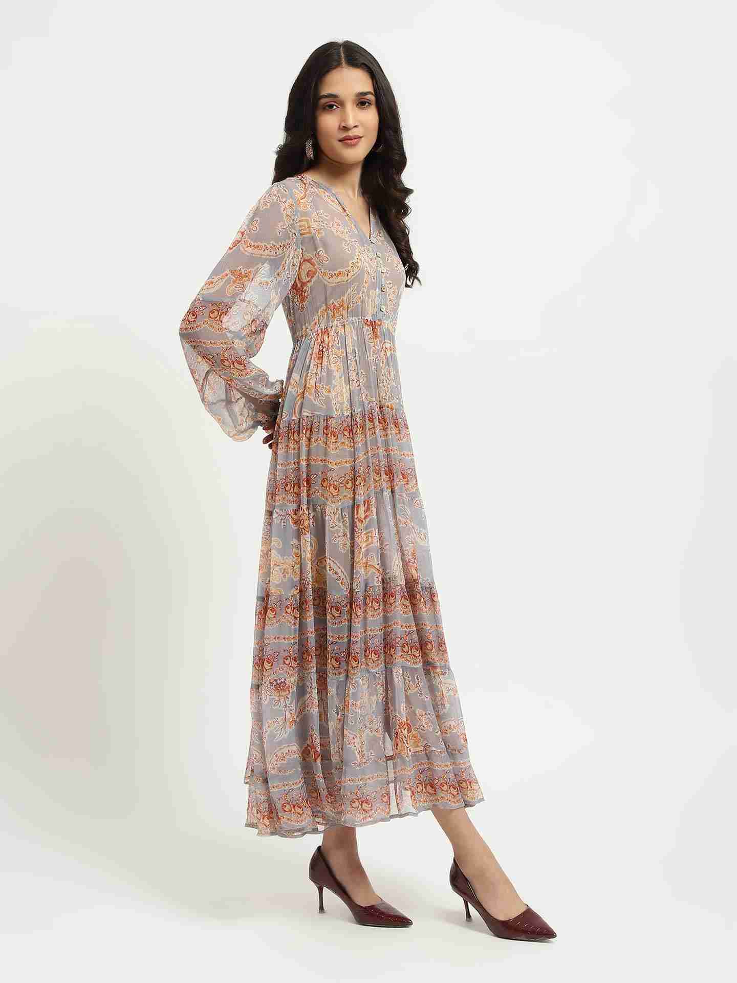 Blue Arden Maxi Dress