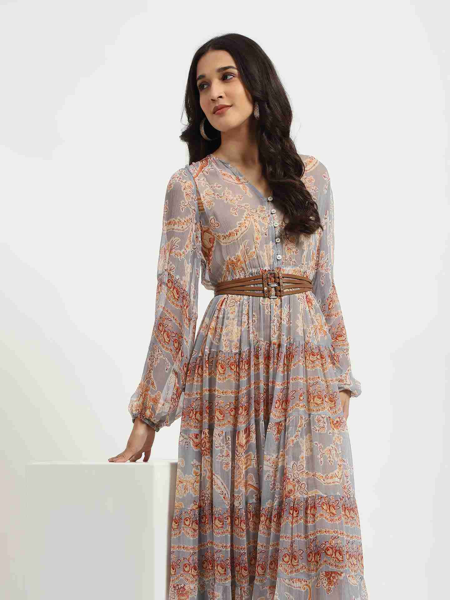 Blue Arden Maxi Dress