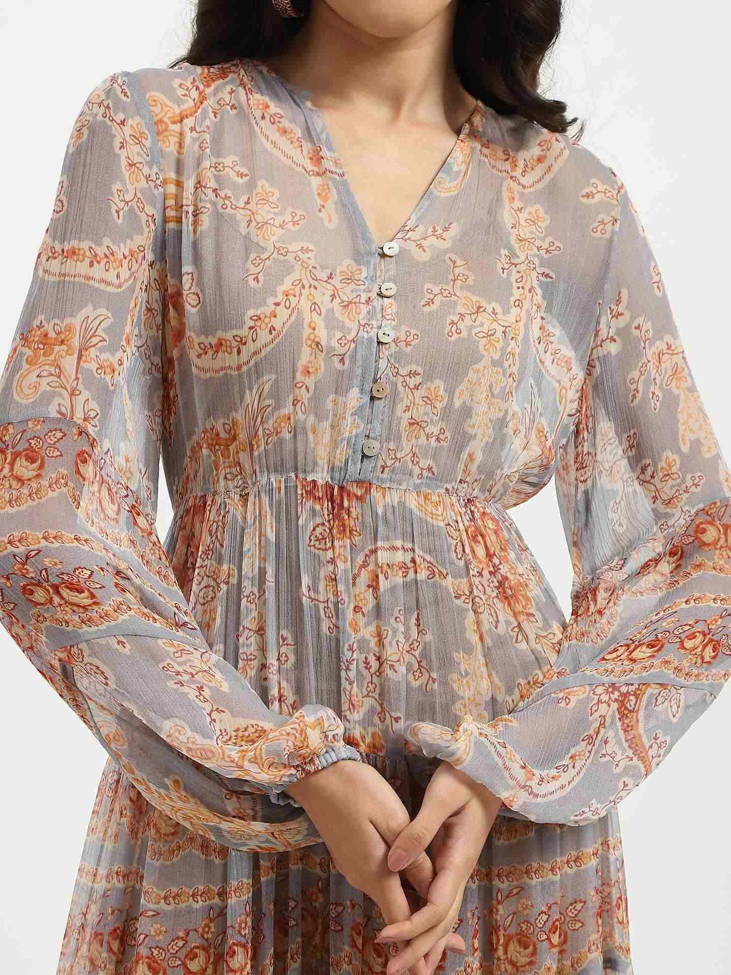 Blue Arden Maxi Dress