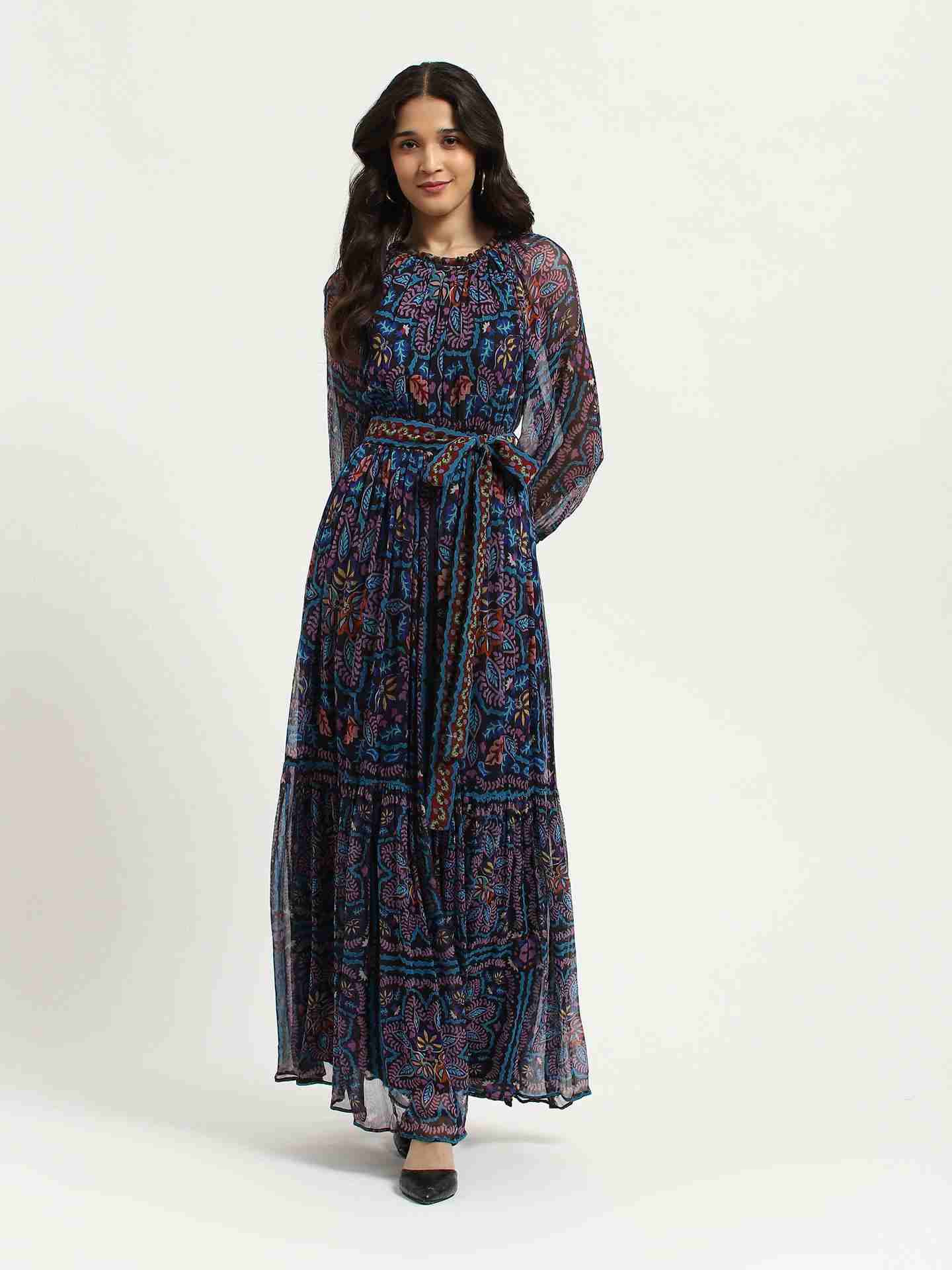 Navy Blair Maxi Dress