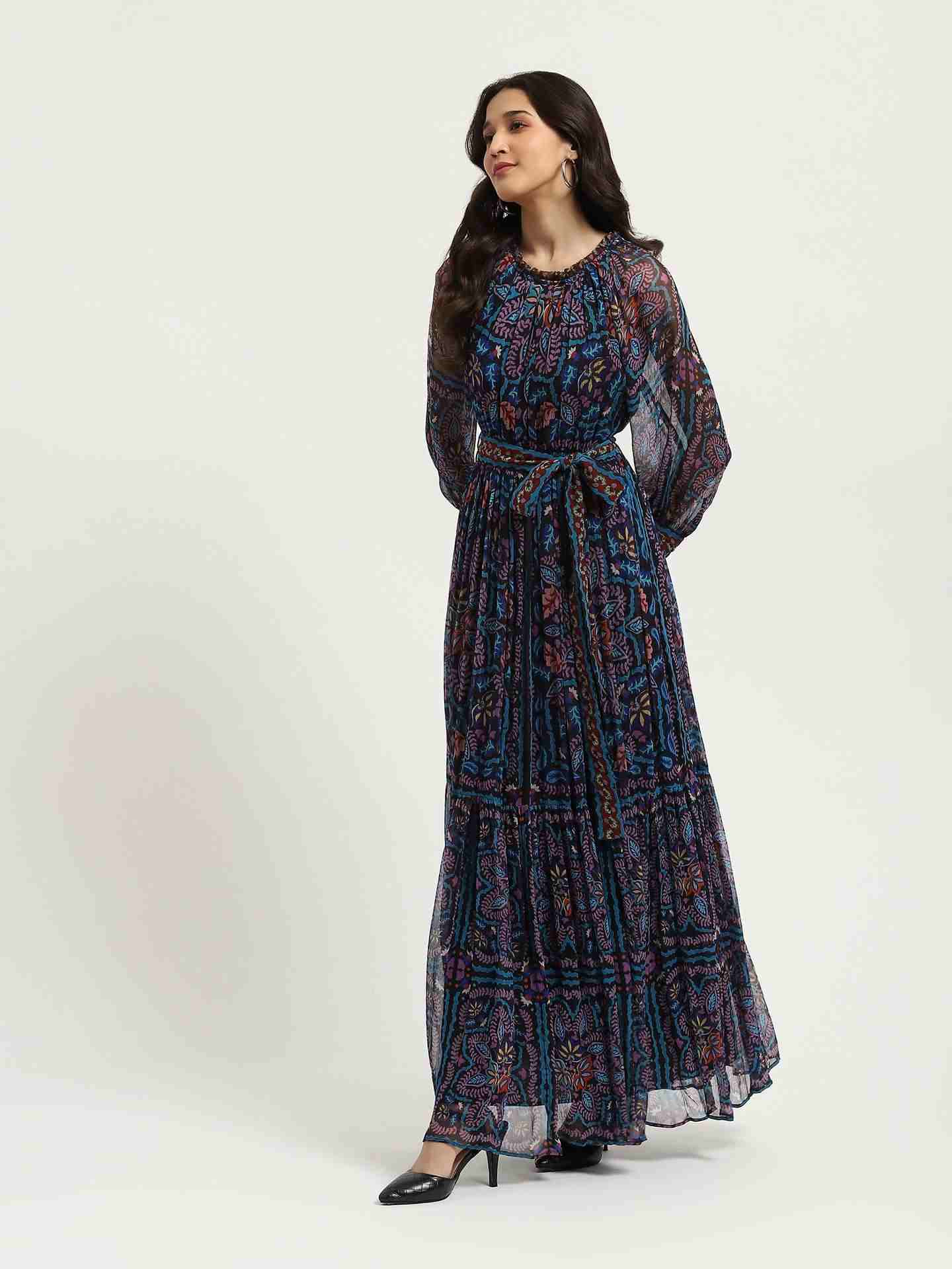 Navy Blair Maxi Dress