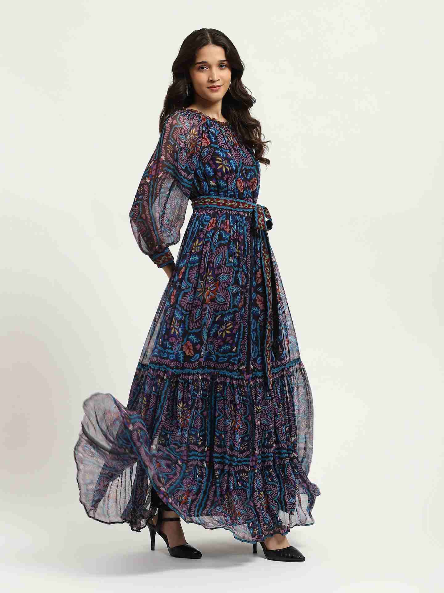 Navy Blair Maxi Dress