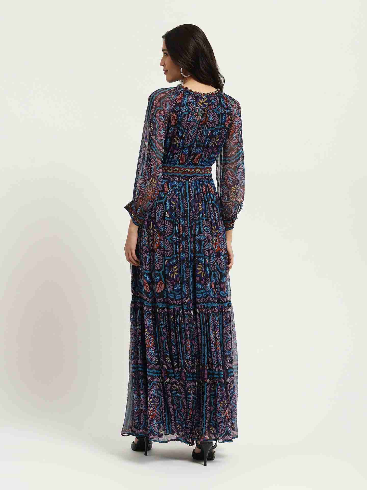 Navy Blair Maxi Dress