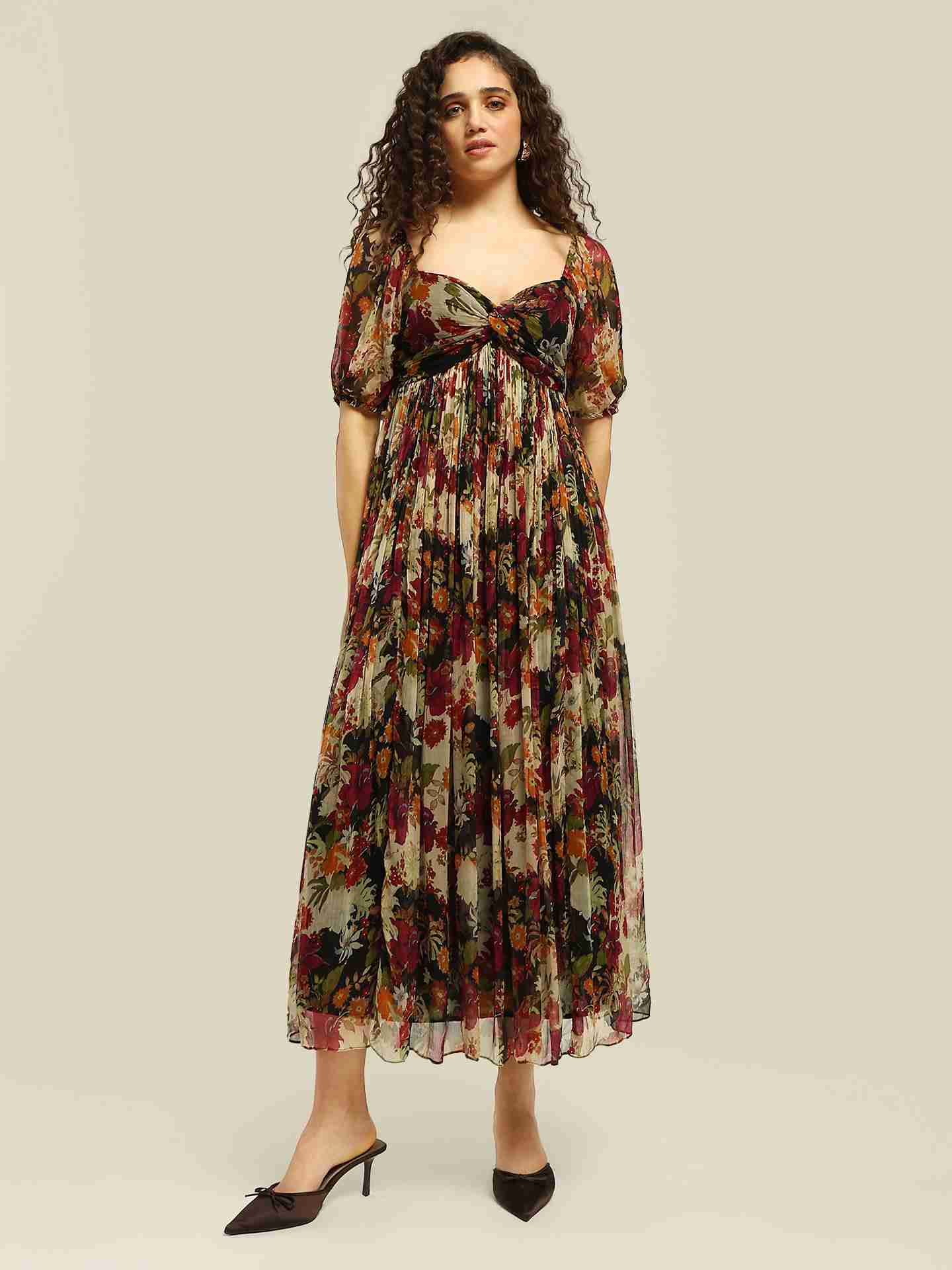 Black Trinity Maxi Dress