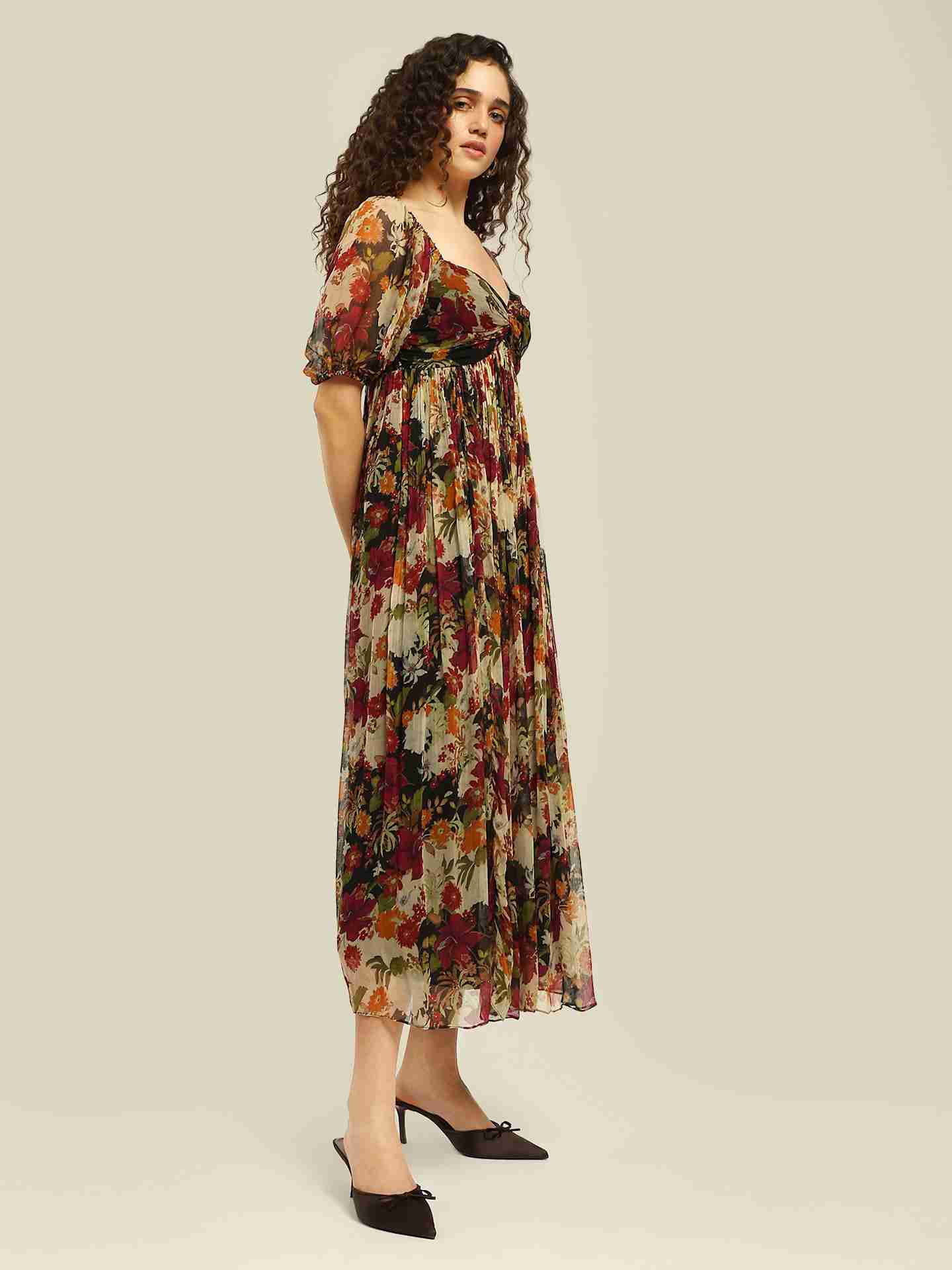 Black Trinity Maxi Dress