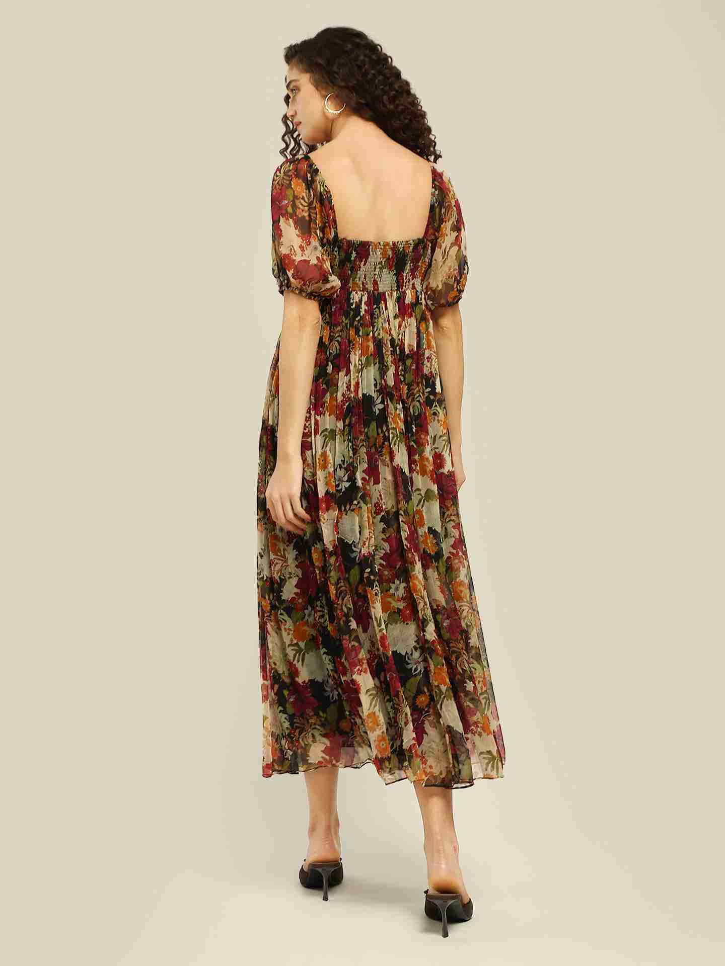 Black Trinity Maxi Dress