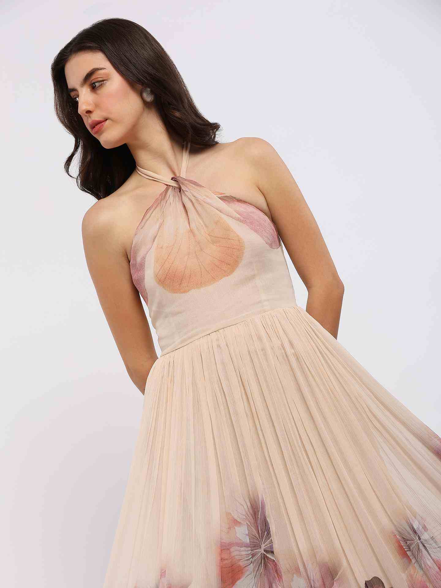 Peach Evie Maxi Dress