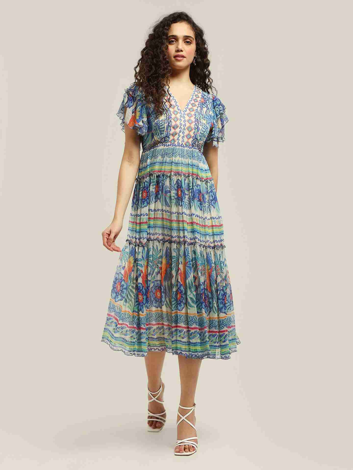 Blue Malibu Long Dress