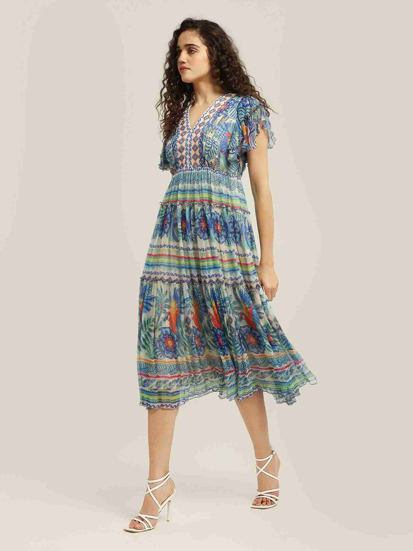 Blue Malibu Long Dress