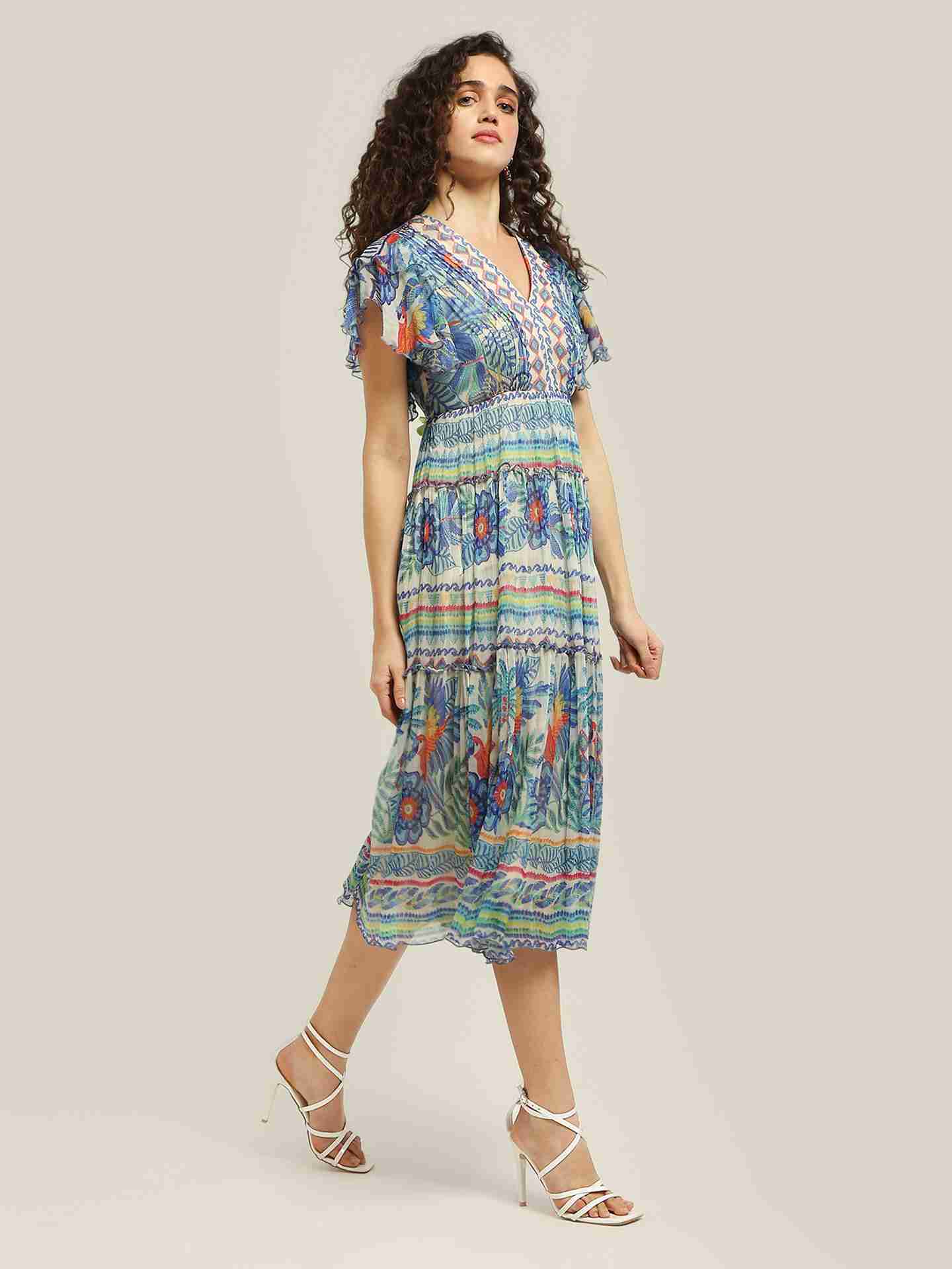 Blue Malibu Long Dress