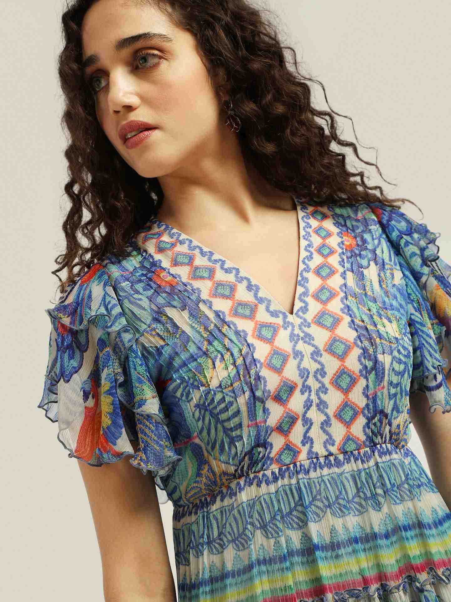 Blue Malibu Long Dress