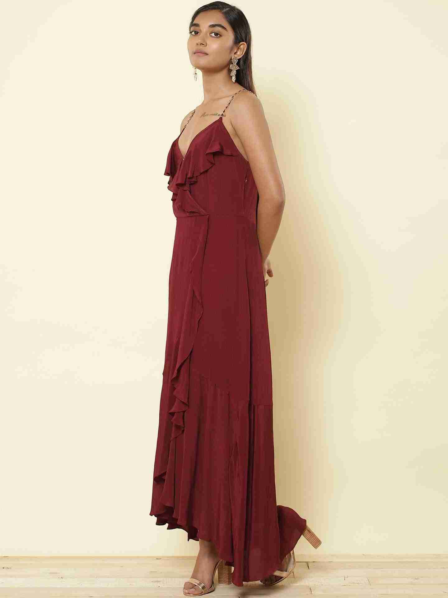 Red Fashion Flair Dress