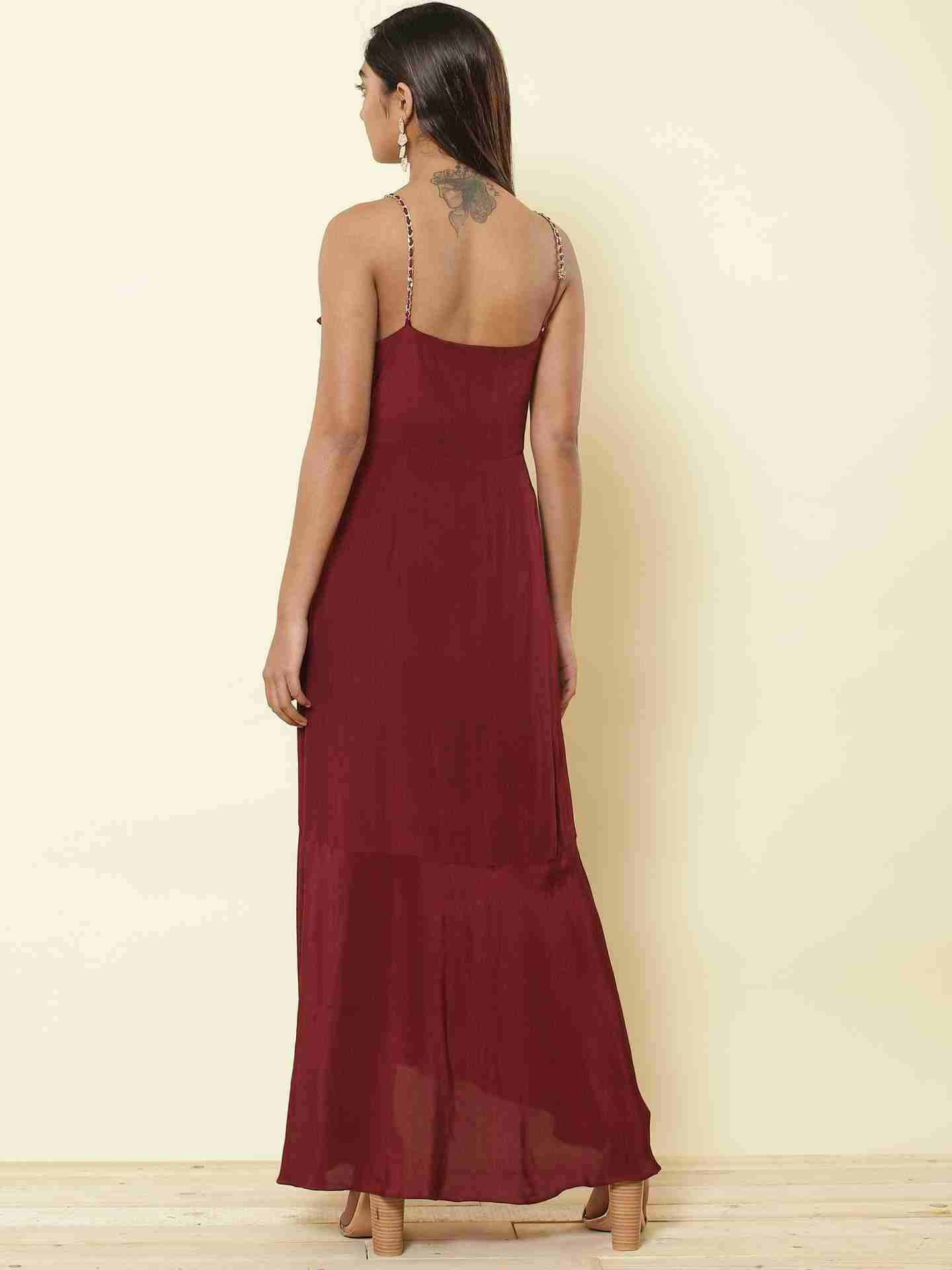 Red Fashion Flair Dress