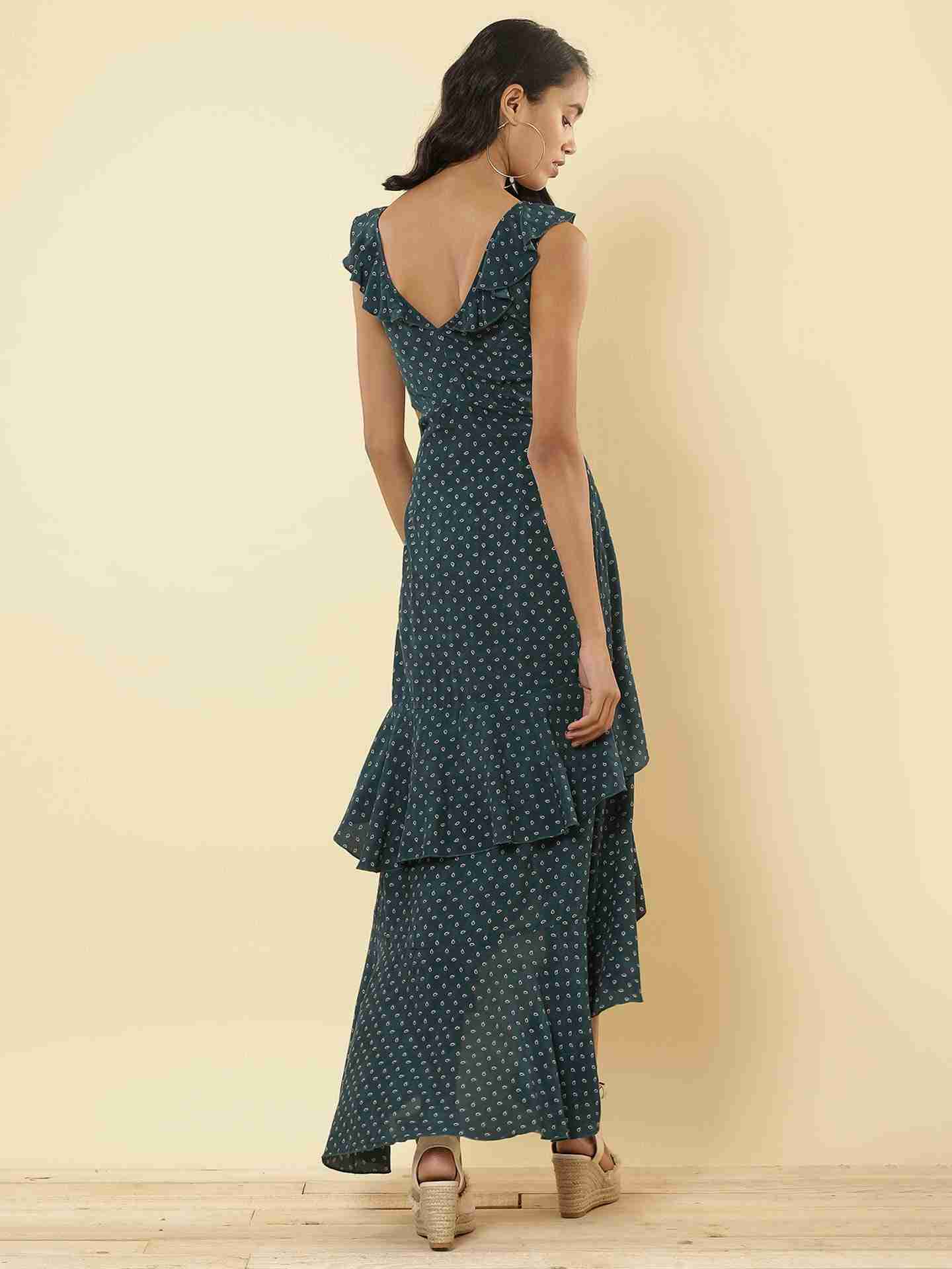 Emerald Verona Cut-Out Dress