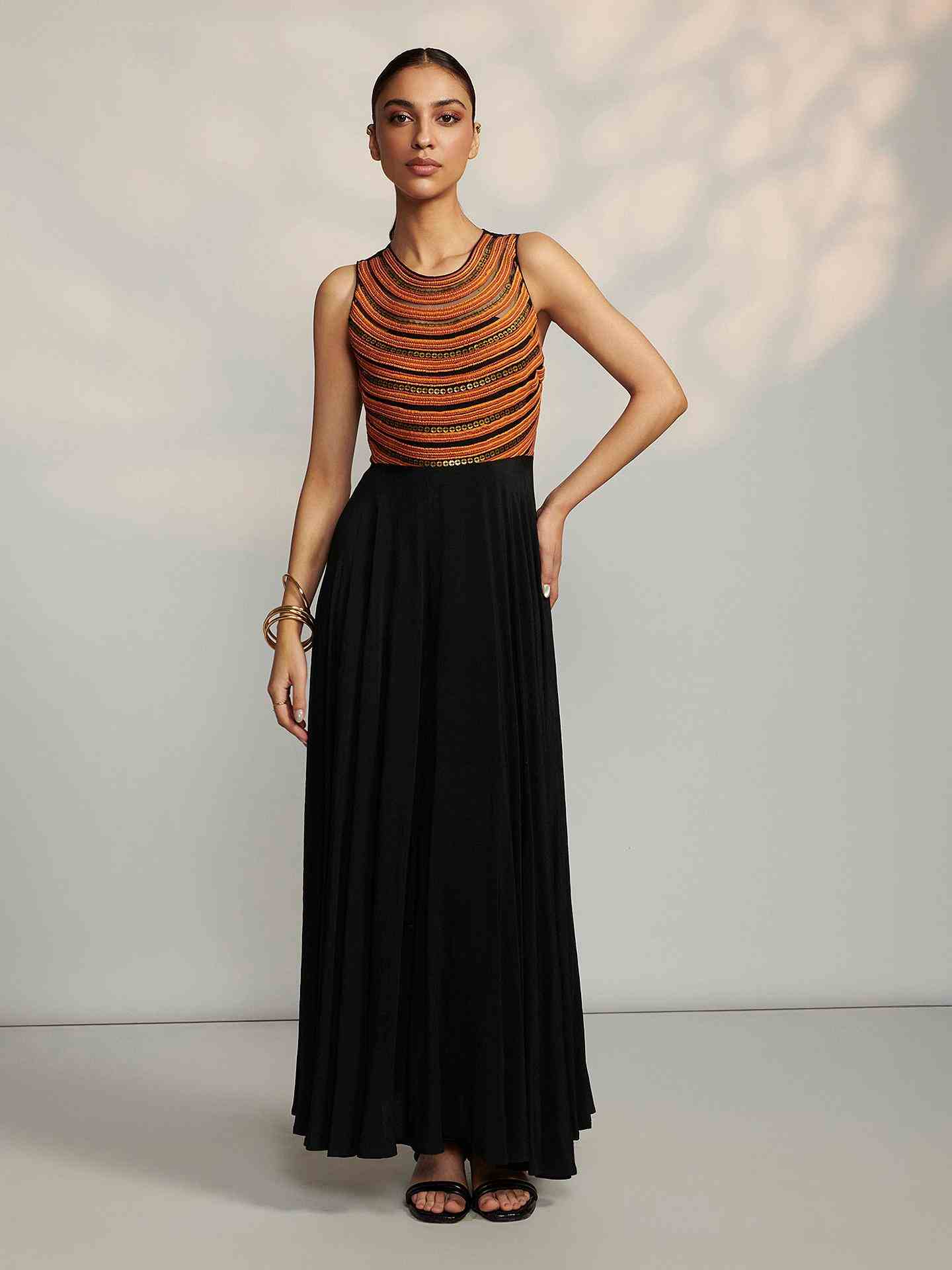 Black Belinda Long Dress