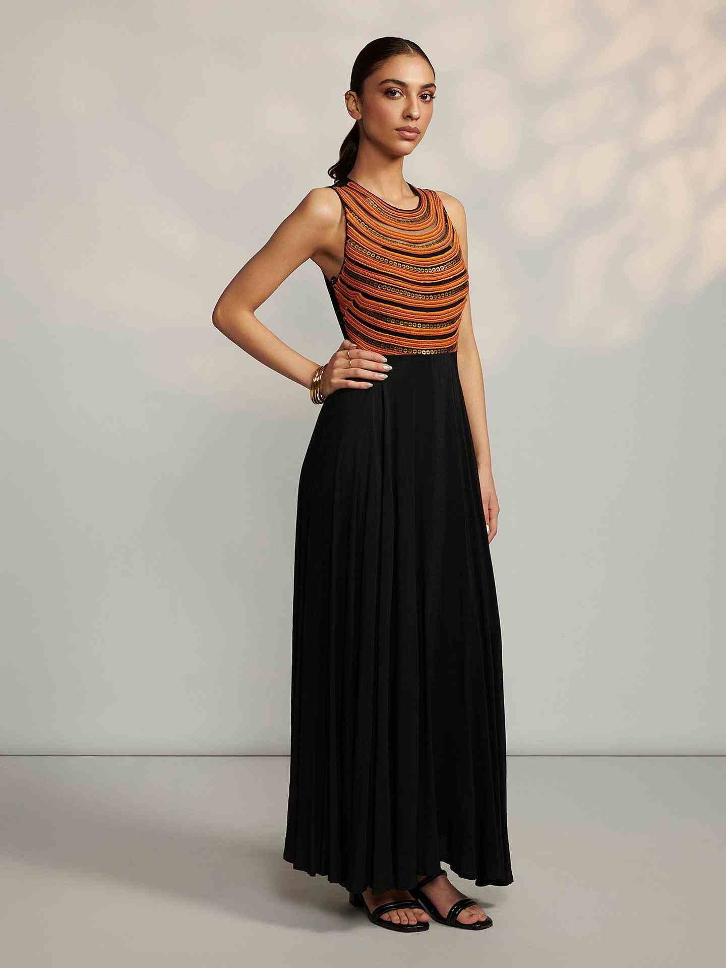 Black Belinda Long Dress