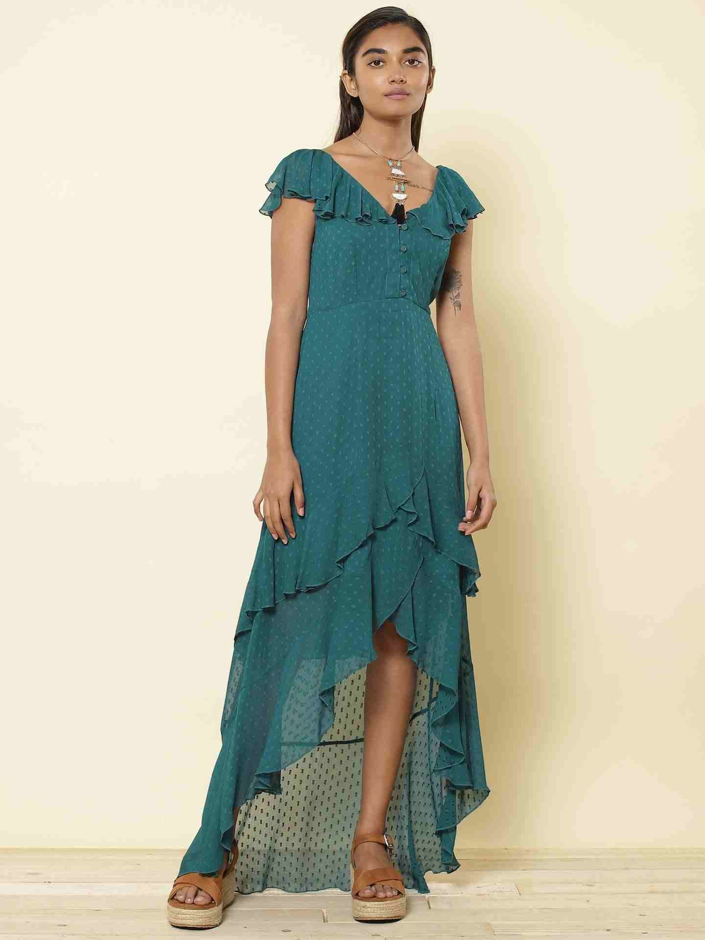 Teal Bossa Nova Dress