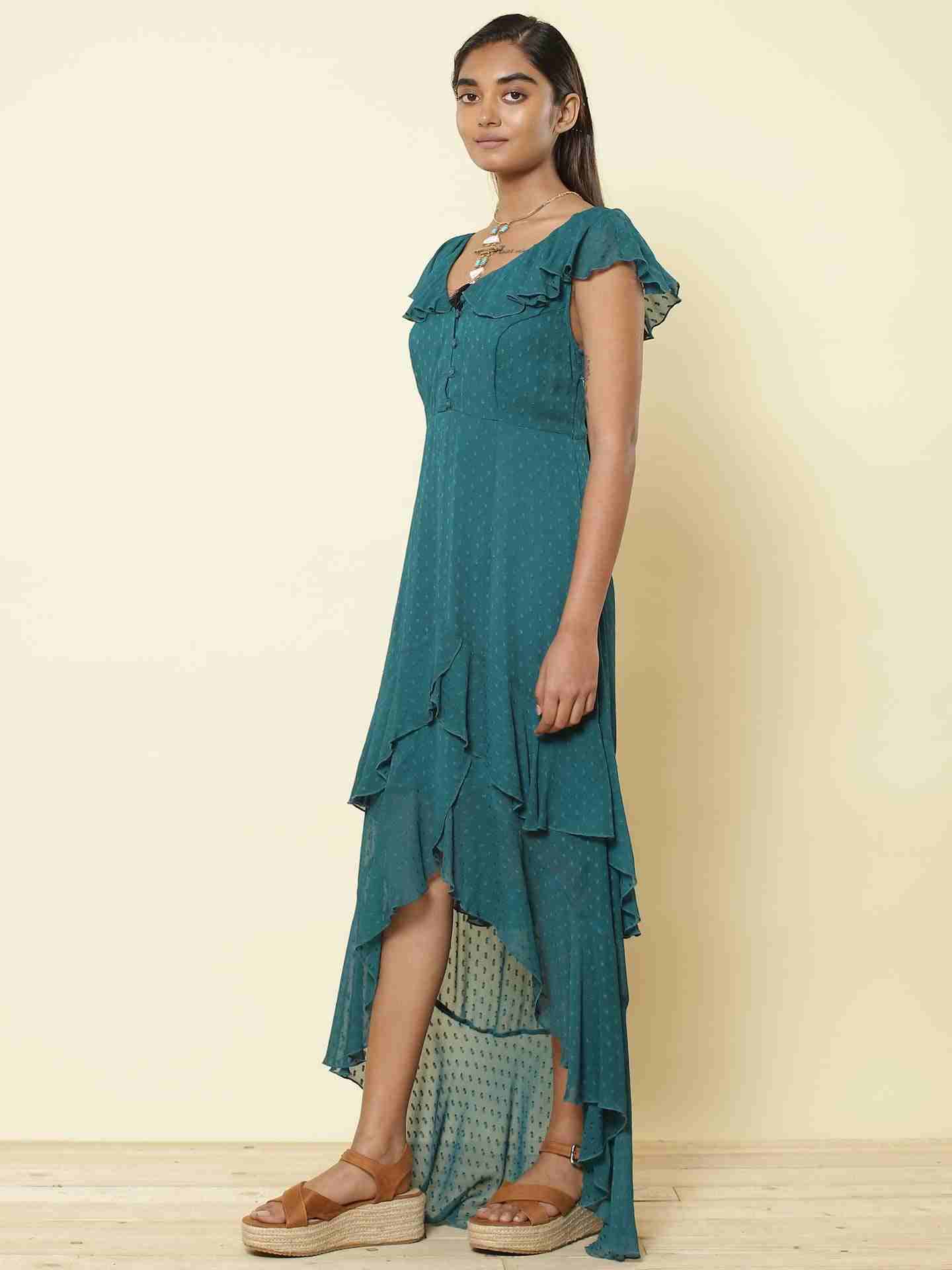 Teal Bossa Nova Dress