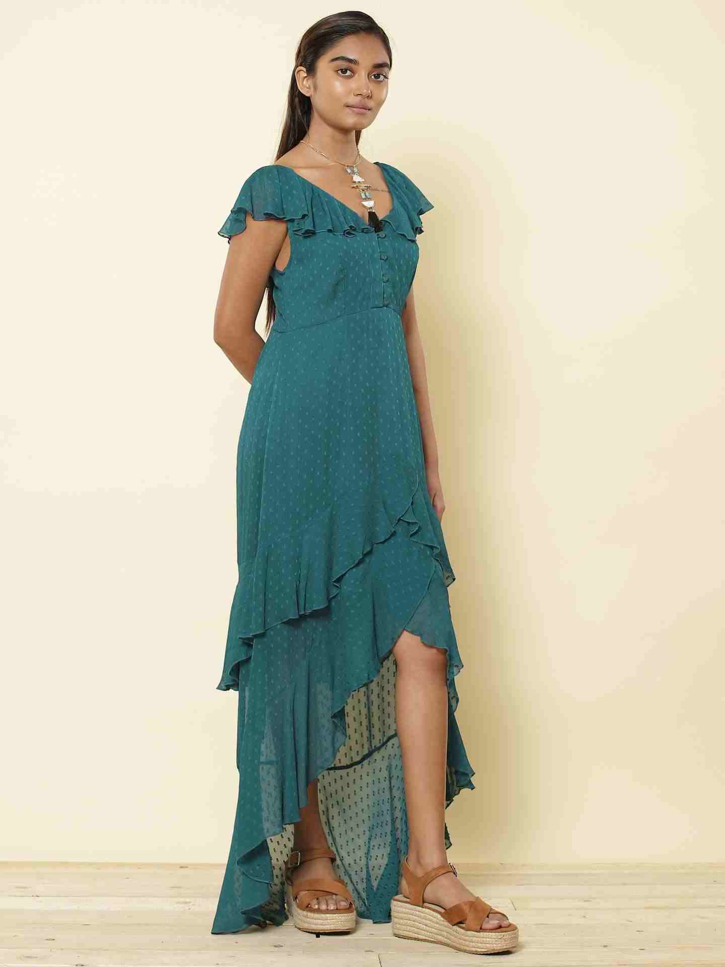 Teal Bossa Nova Dress