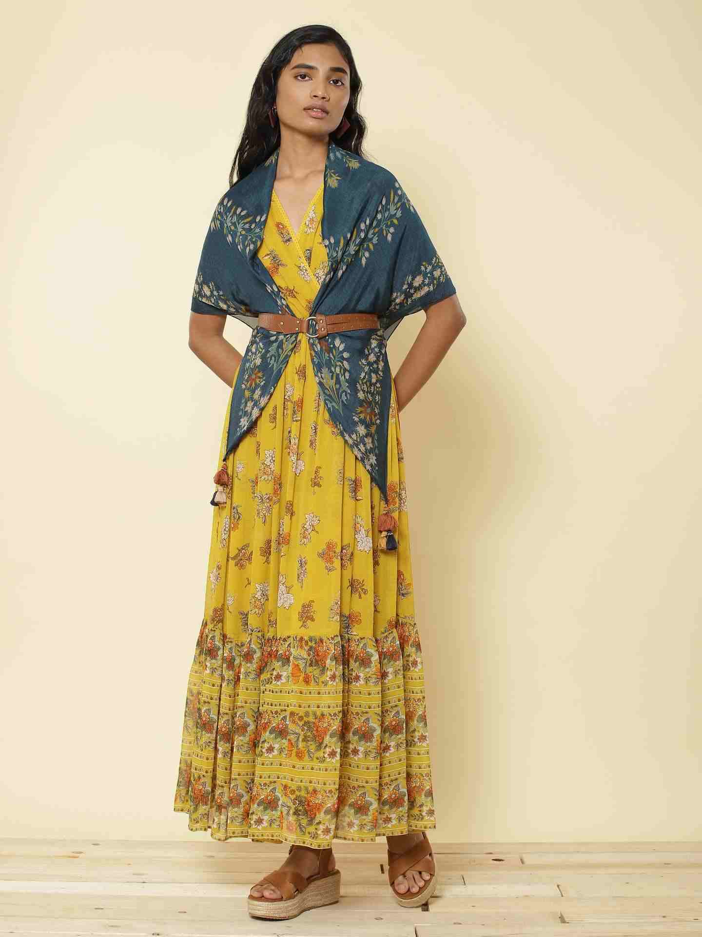 Mustard Florence Dress