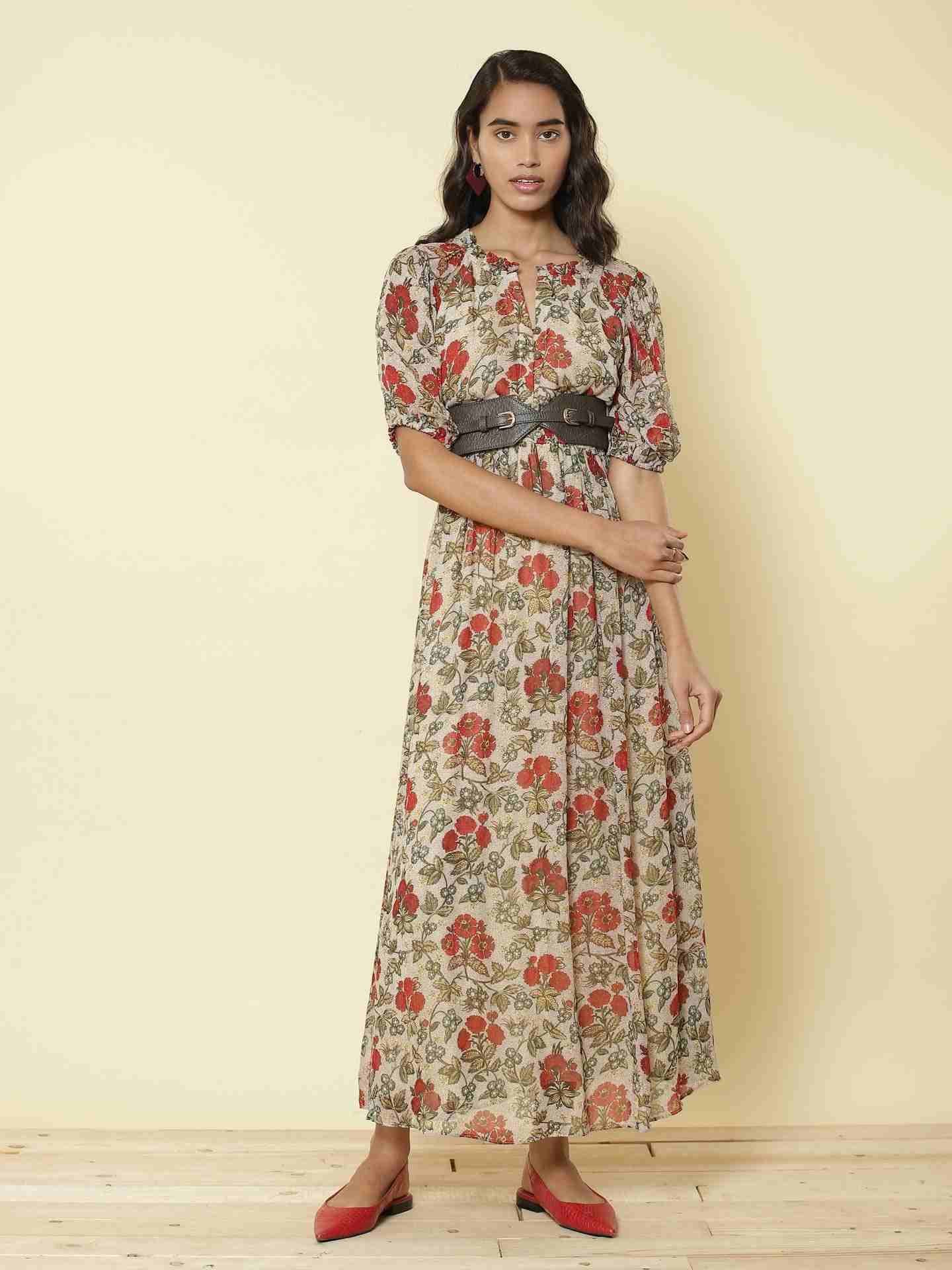 Ecru Ranjani Maxi Dress