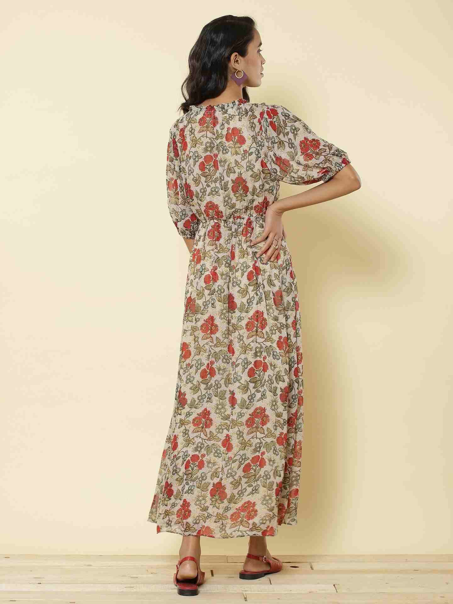 Ecru Ranjani Maxi Dress