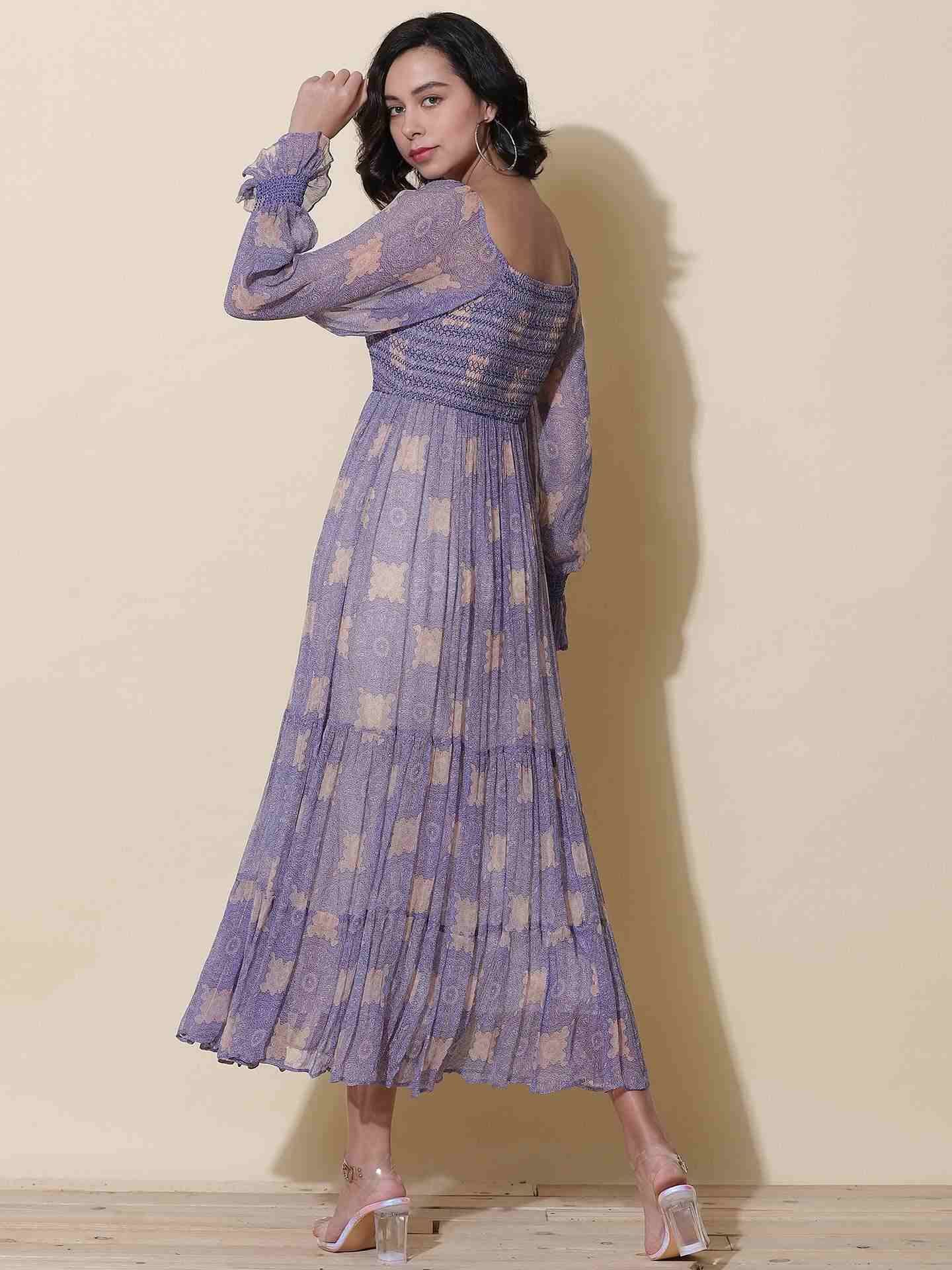 Lavender Roma Maxi Dress