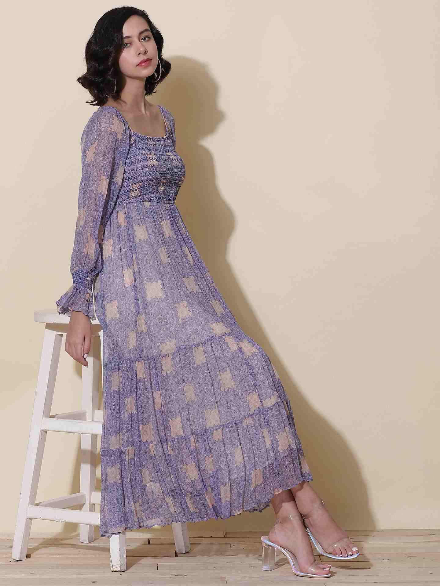 Lavender Roma Maxi Dress