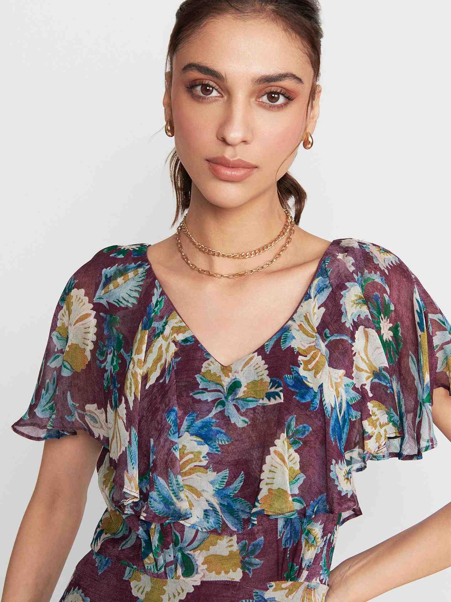 Burgundy Brigetta Long Dress