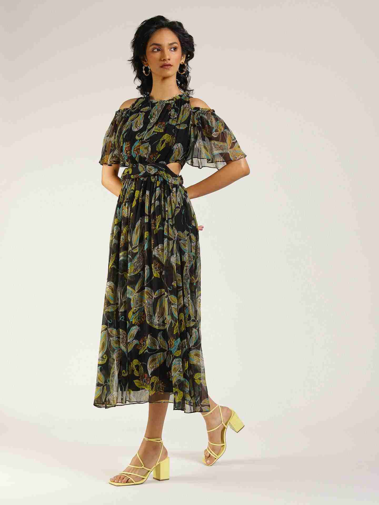 Black Janine Maxi Dress