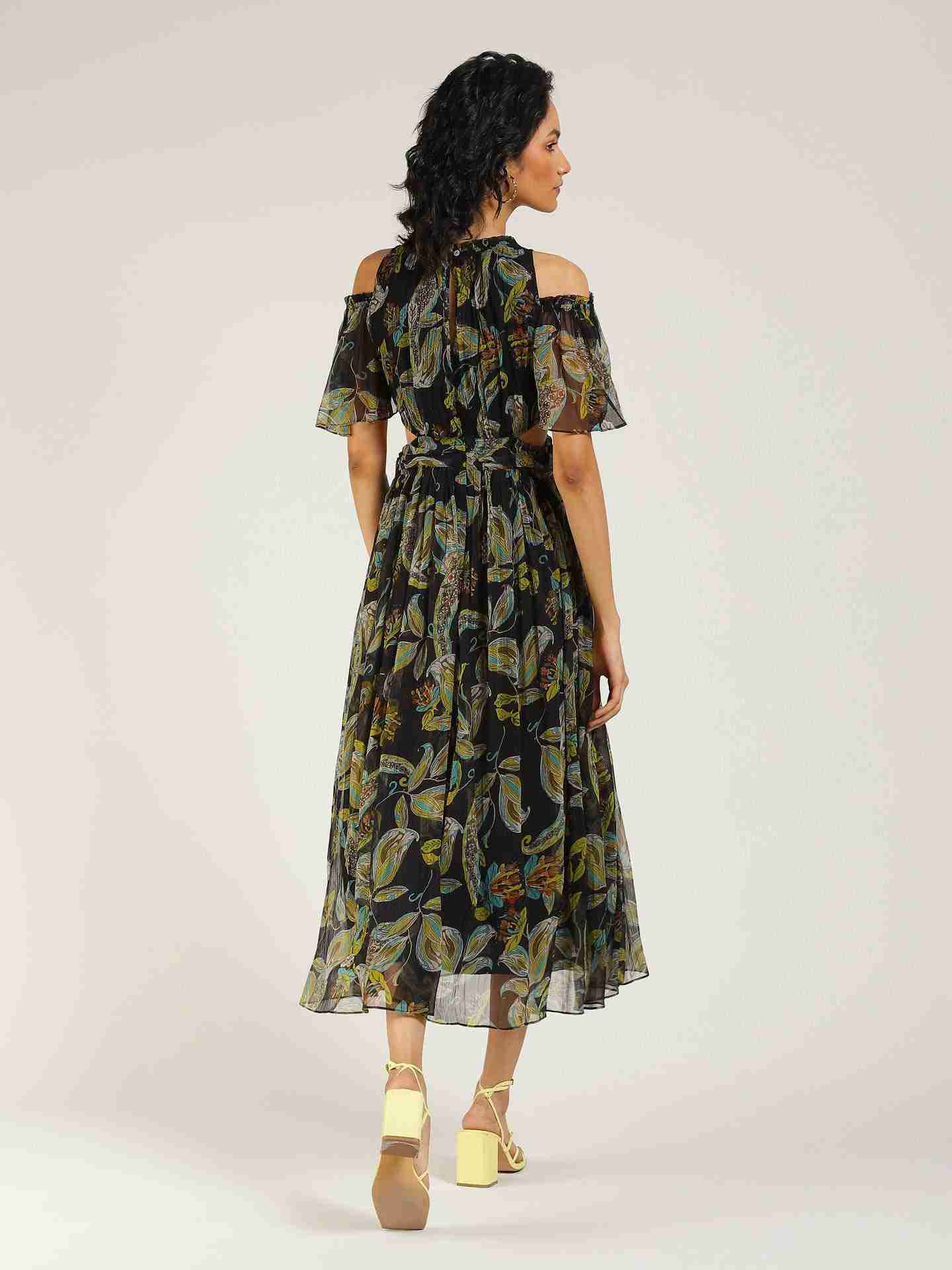 Black Janine Maxi Dress