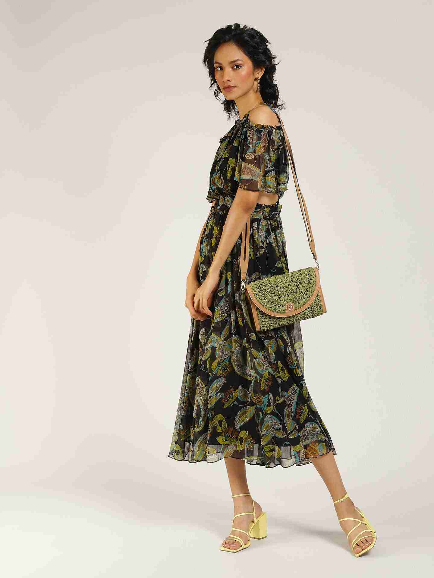 Black Janine Maxi Dress