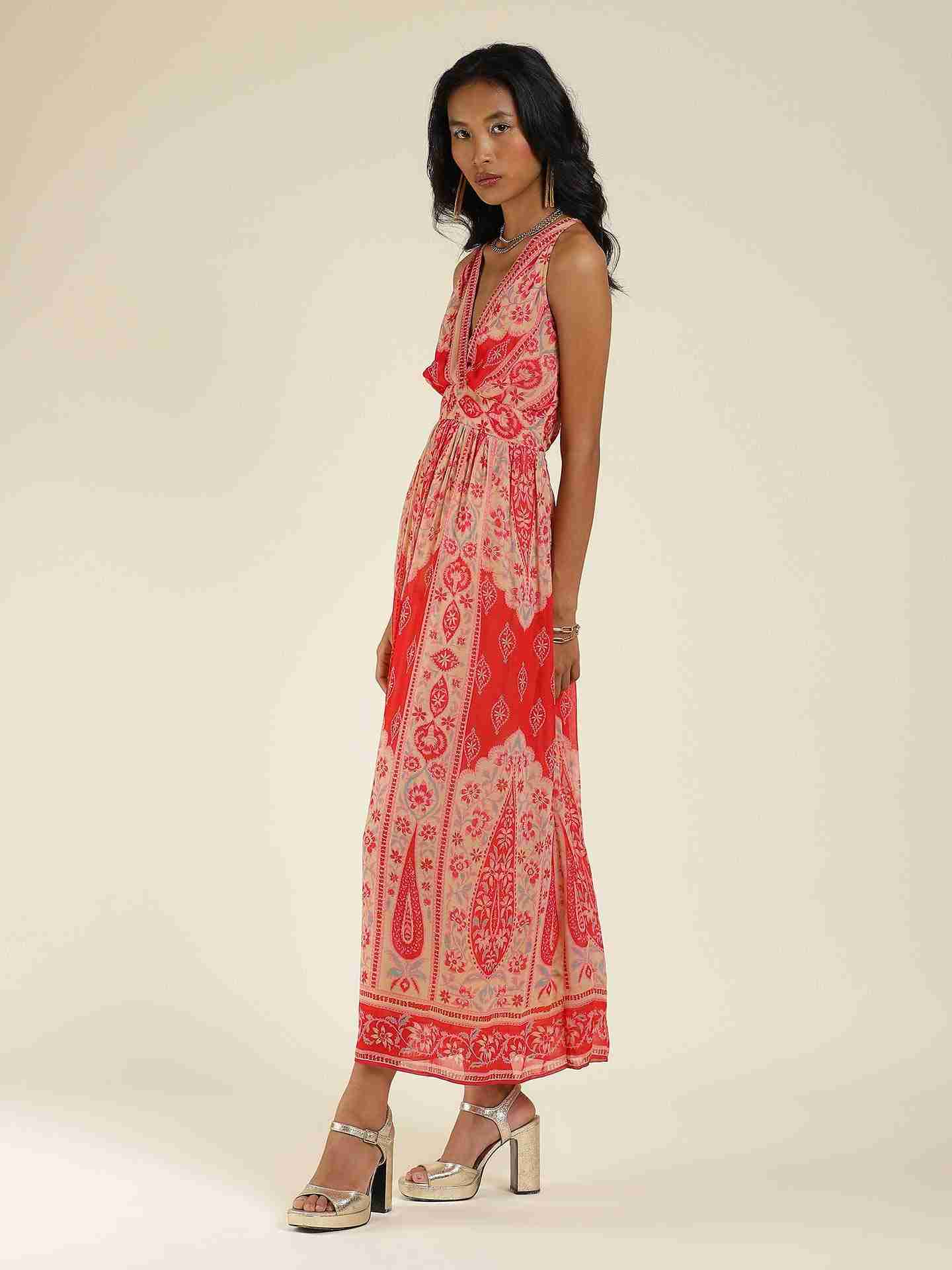 Red Erin Maxi Dress
