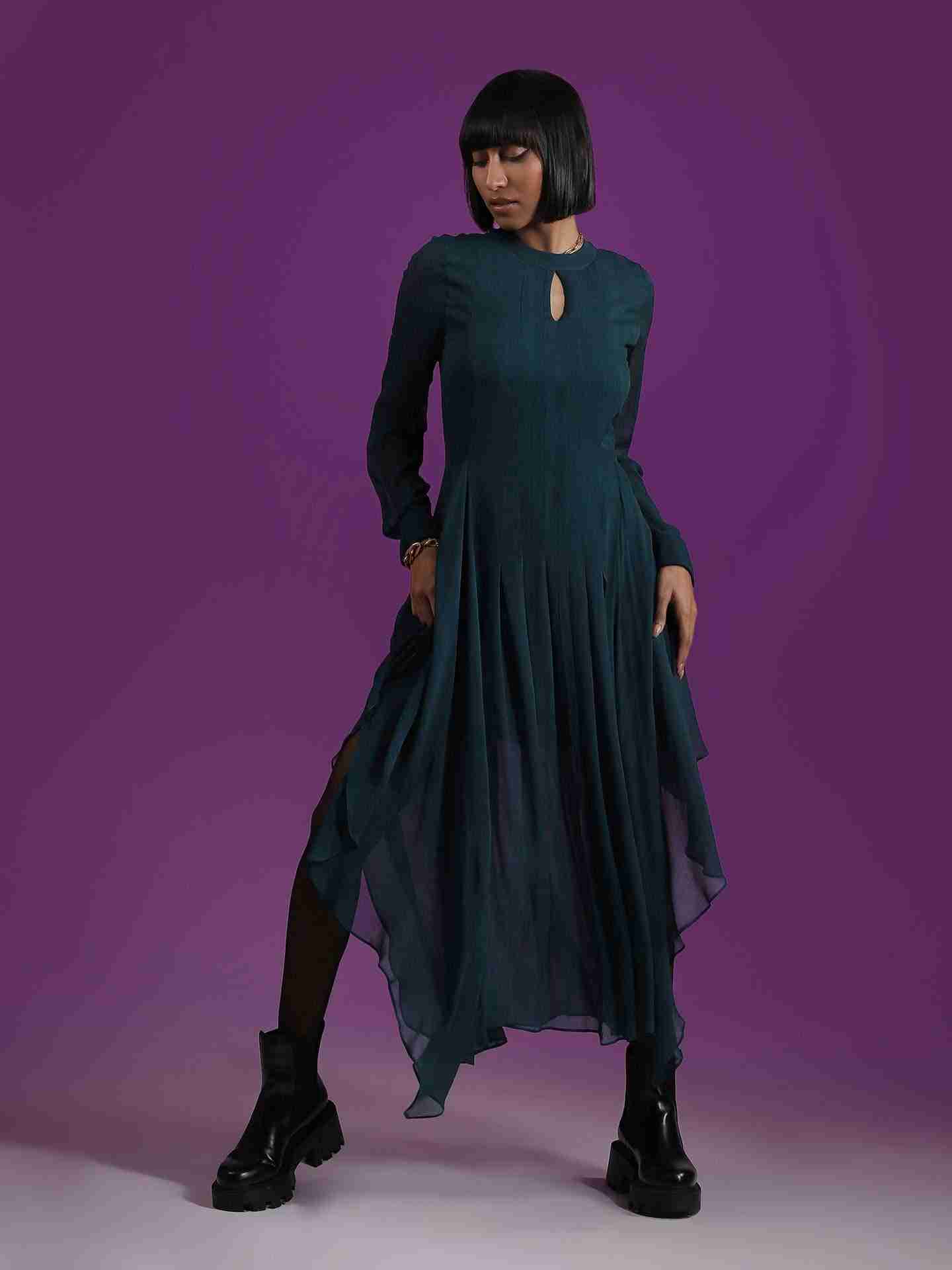 Emerald Core Classics Midi Dress