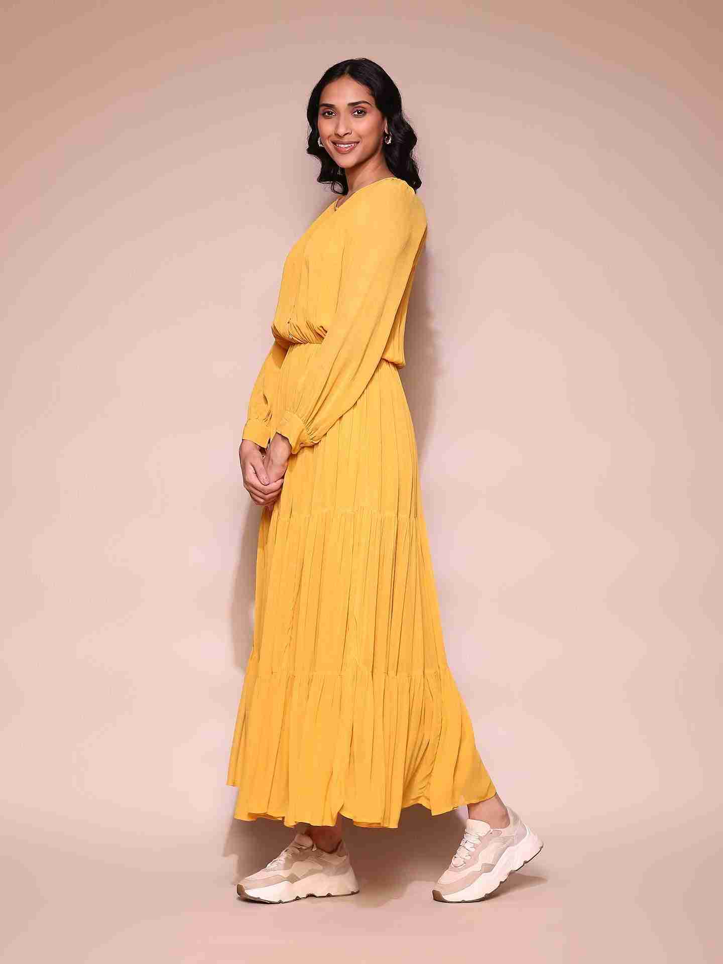 Mustard Elayne Maxi Dress