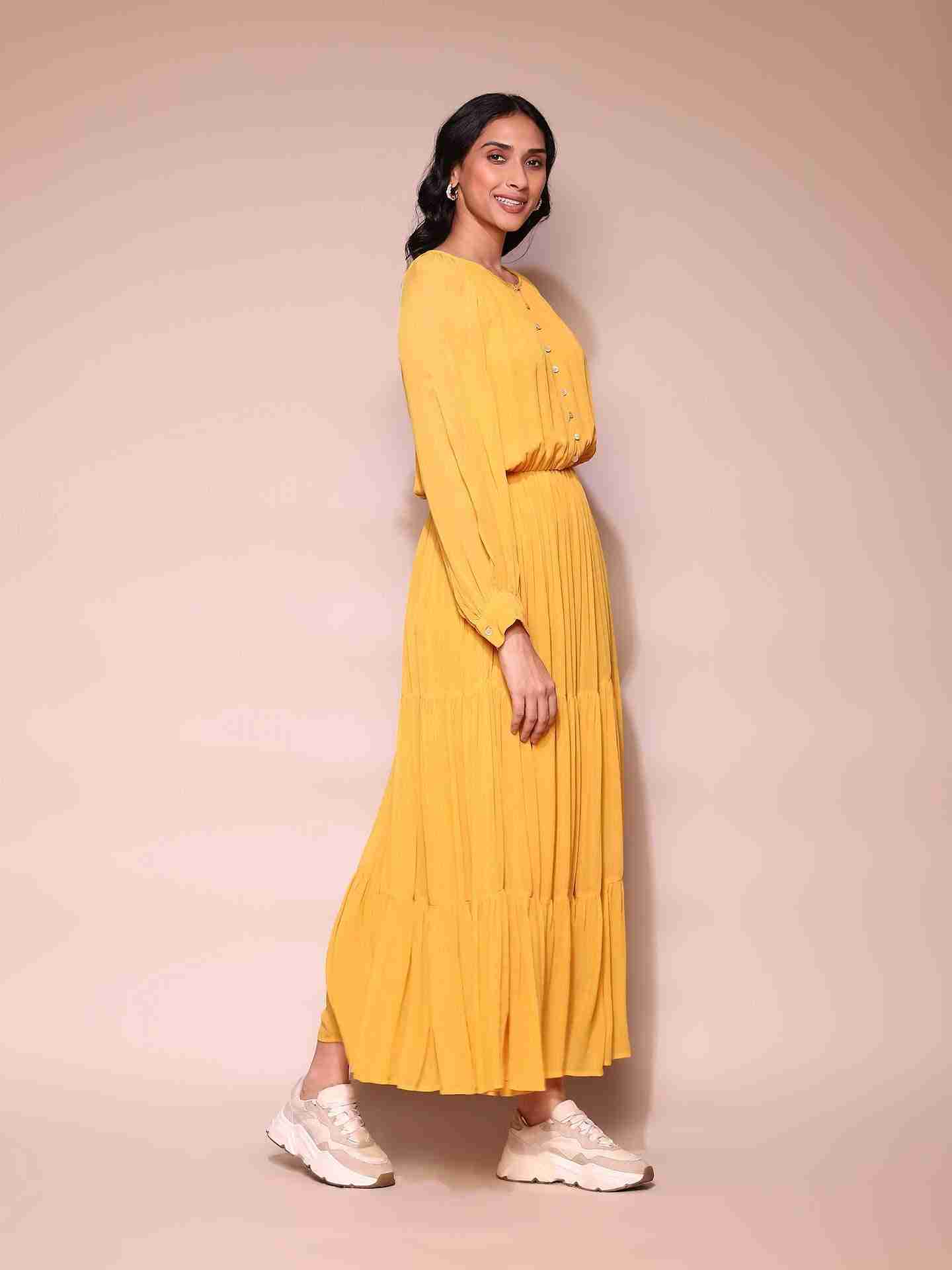 Mustard Elayne Maxi Dress