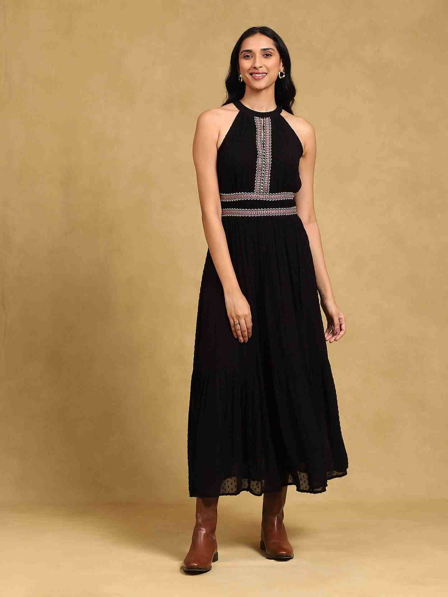 Black Brielle Dress
