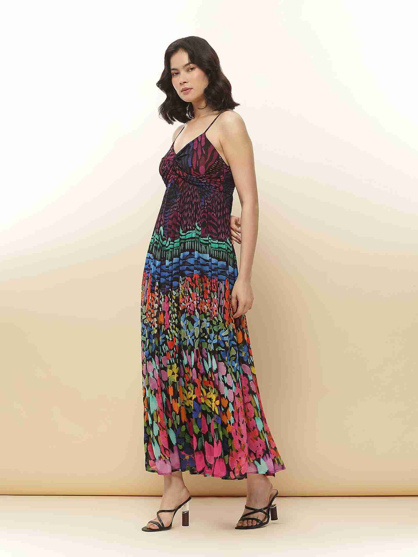 Navy Daria Long Dress
