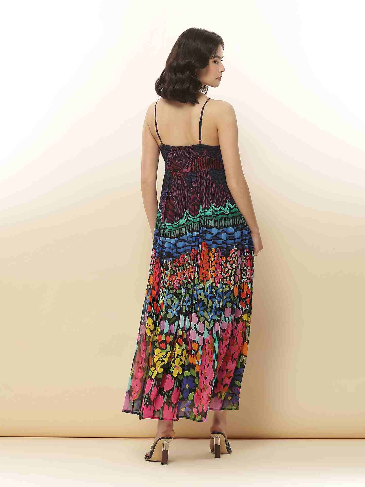 Navy Daria Long Dress