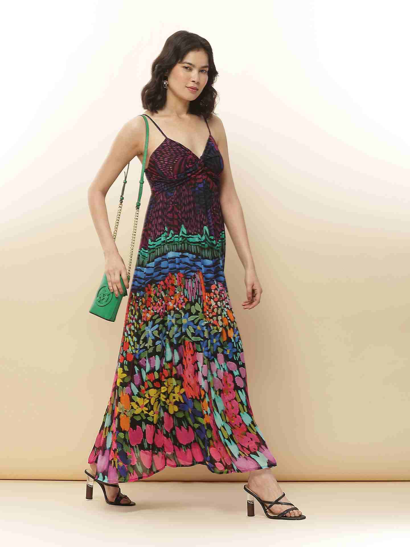 Navy Daria Long Dress