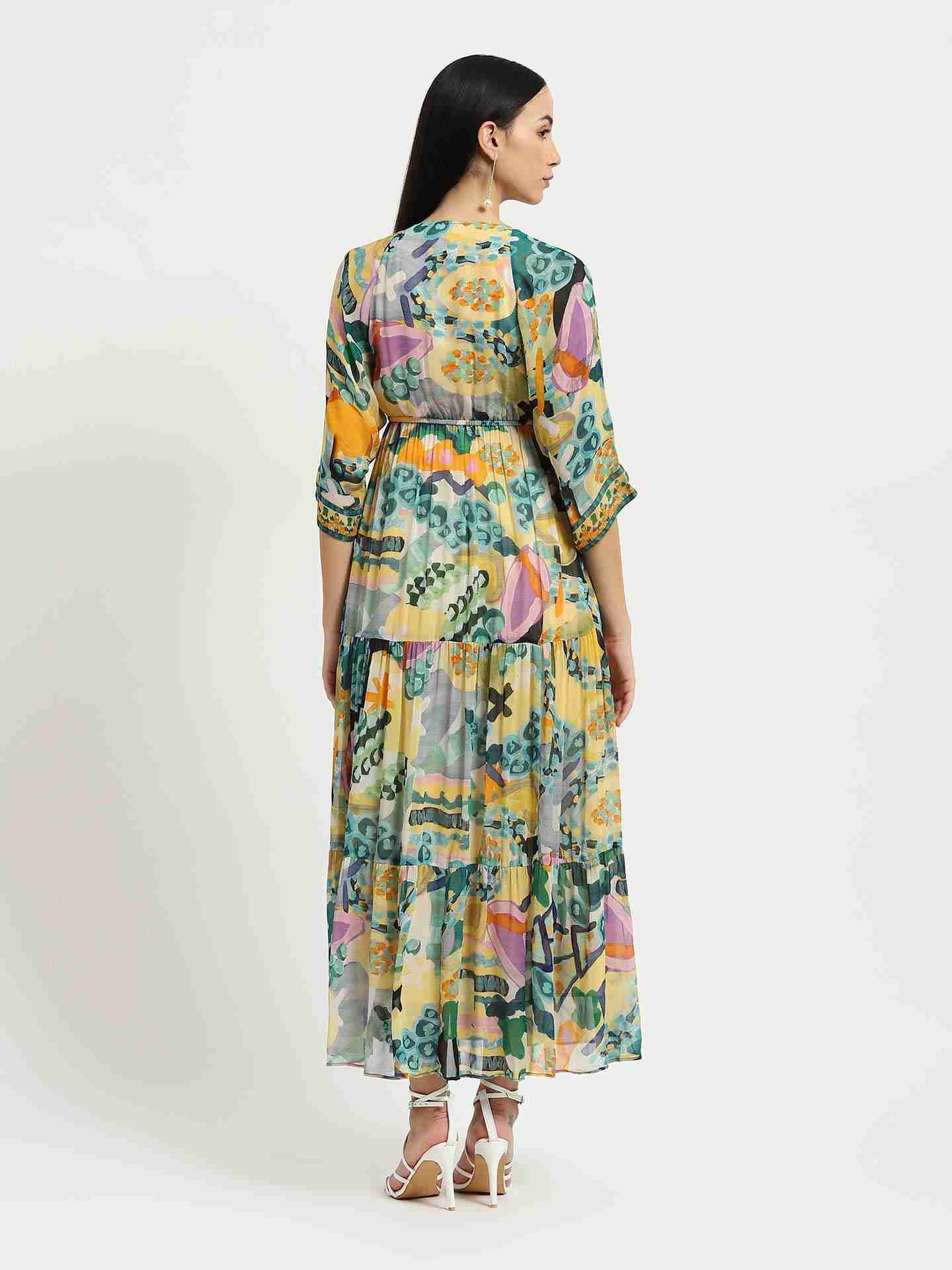 Green Melantha Maxi Dress