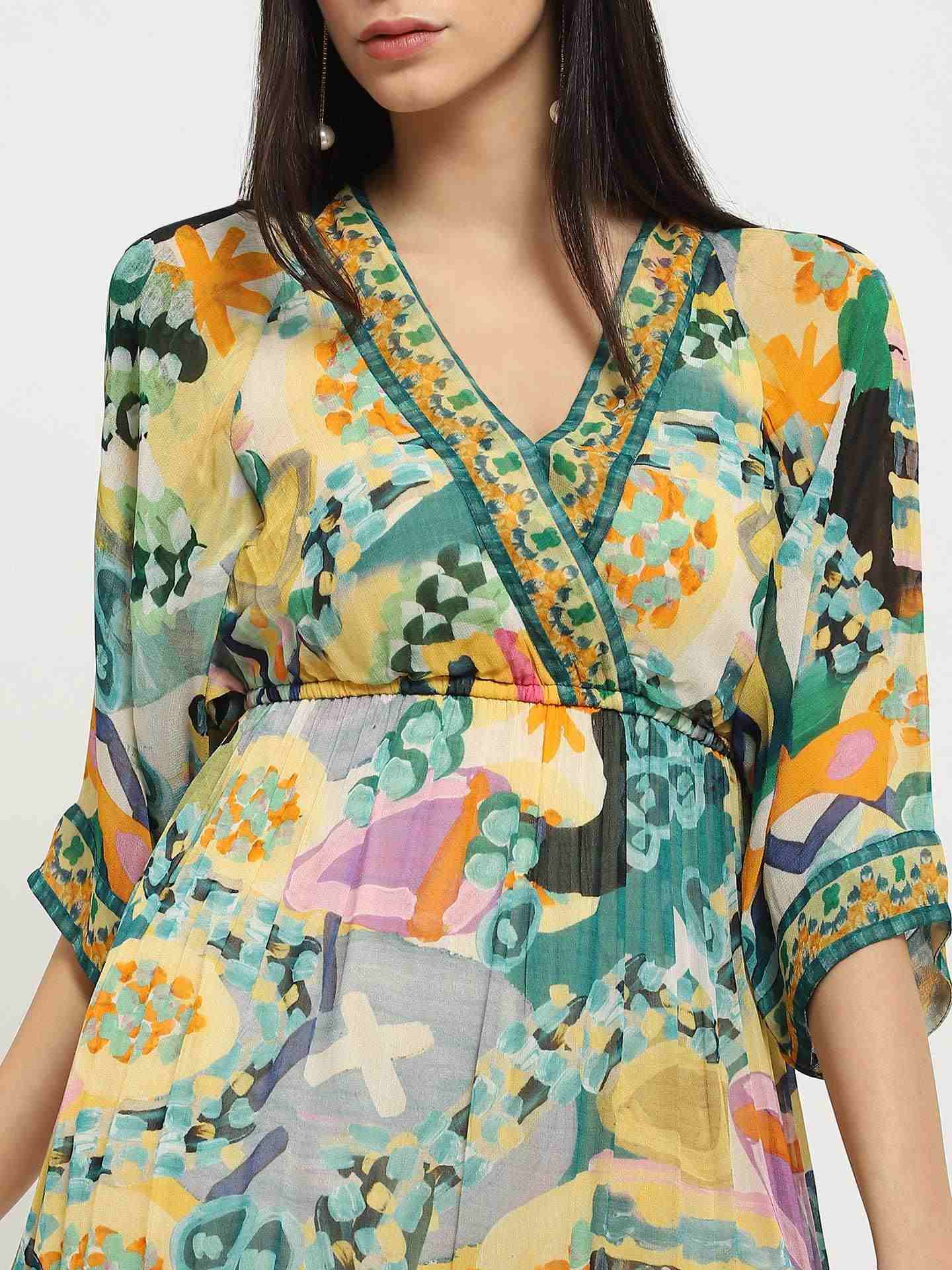 Green Melantha Maxi Dress