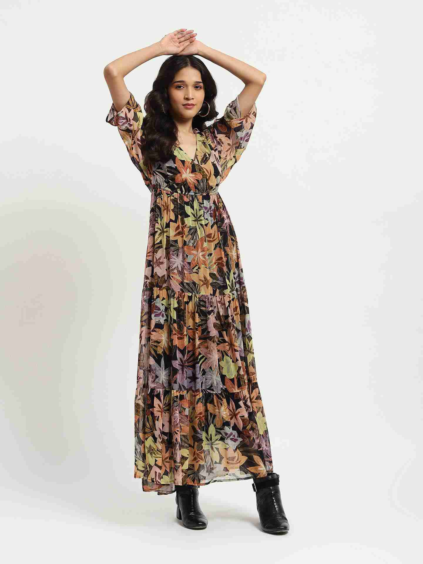 Black Giselle Maxi Dress