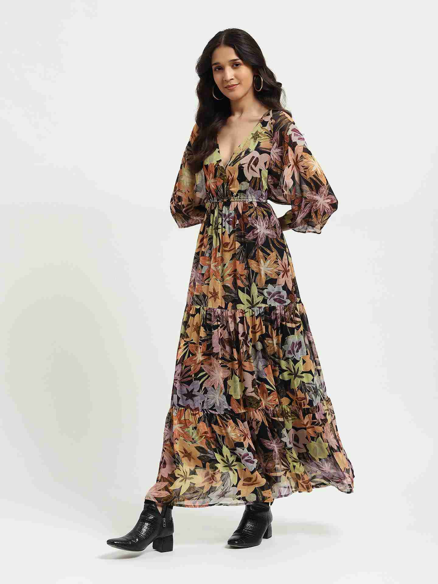 Black Giselle Maxi Dress