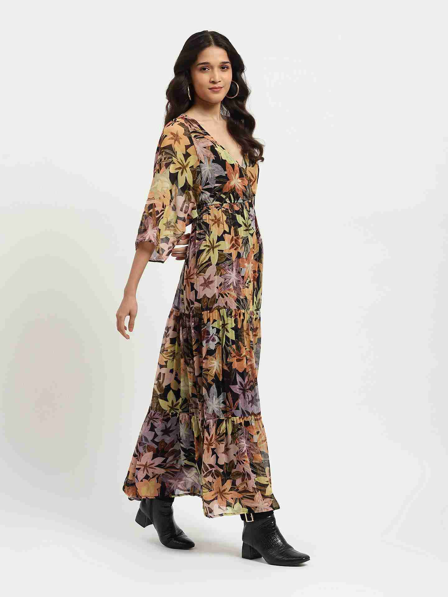 Black Giselle Maxi Dress