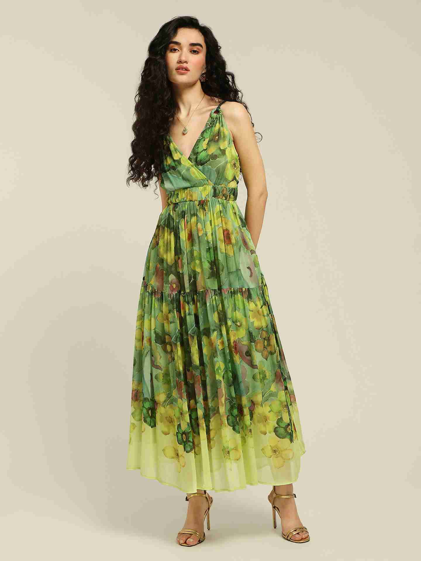 Green Agua Maxi Dress