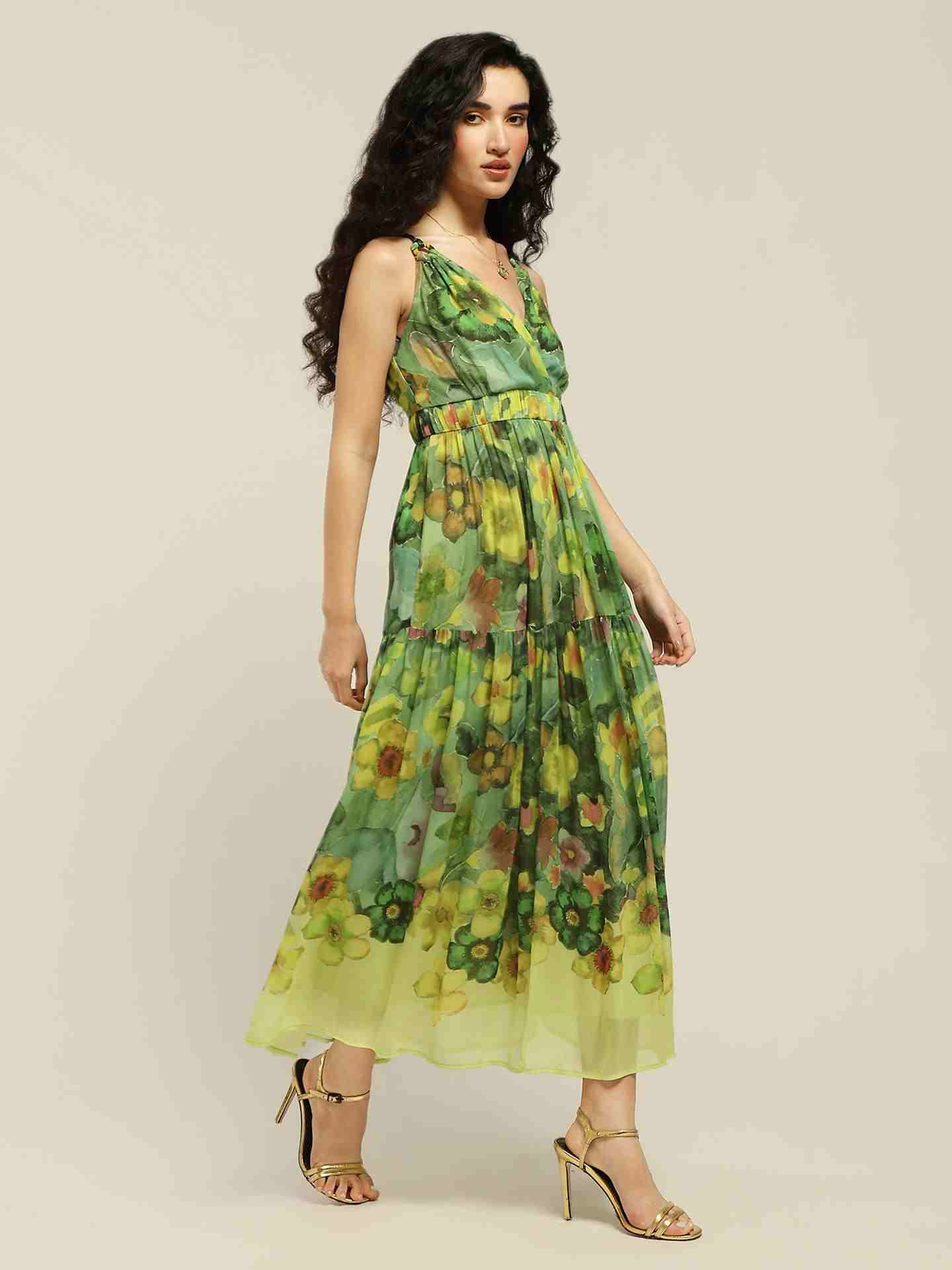 Green Agua Maxi Dress