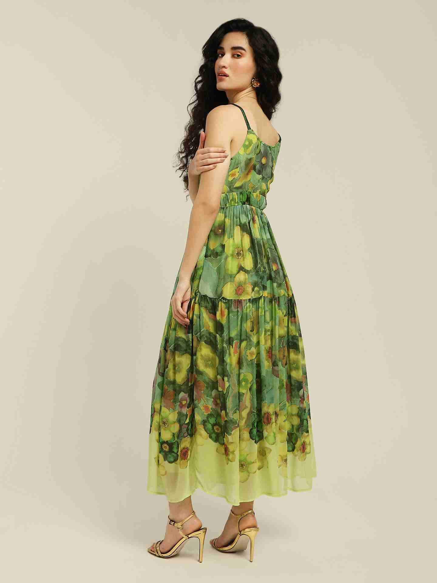 Green Agua Maxi Dress