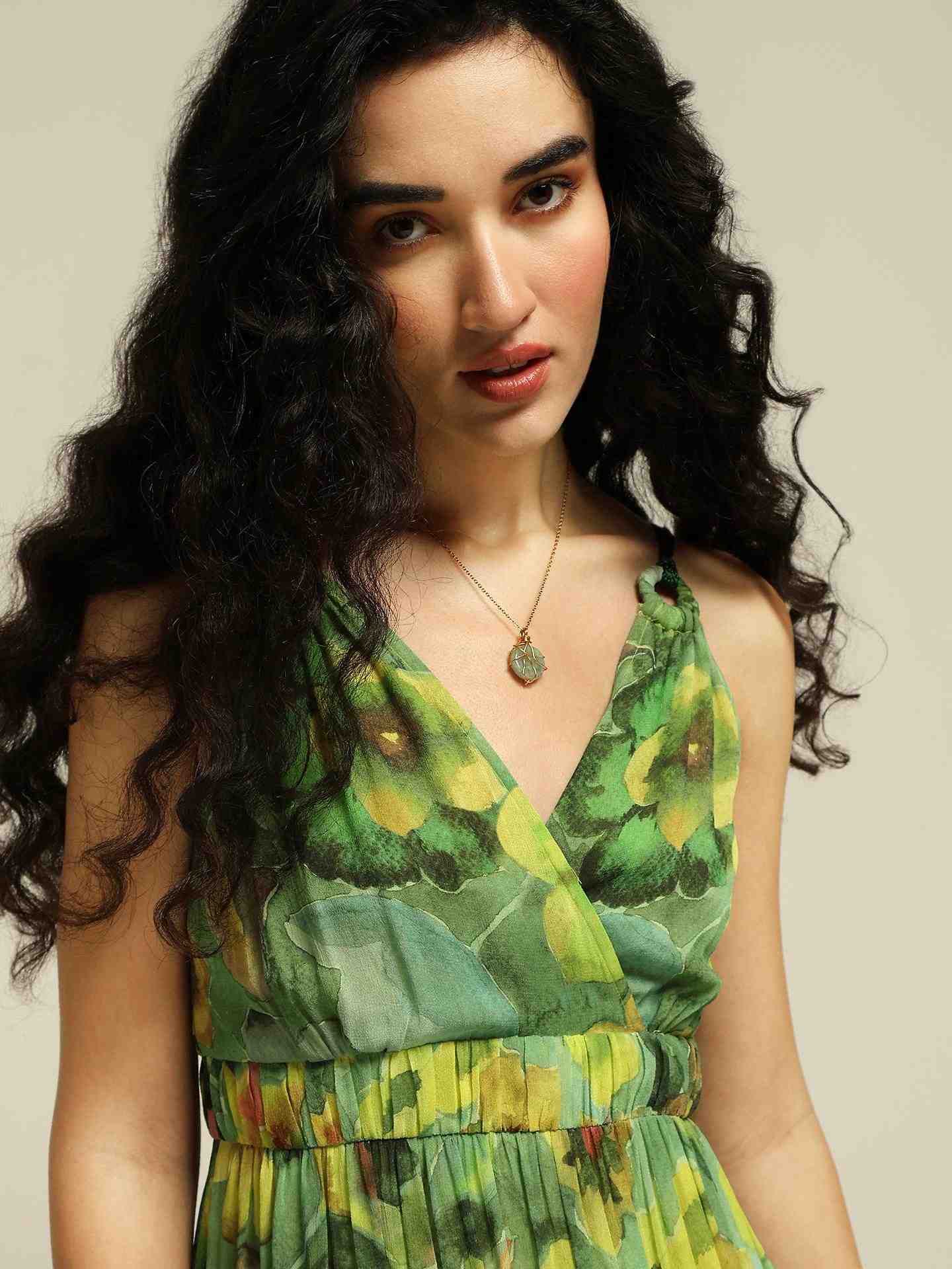 Green Agua Maxi Dress